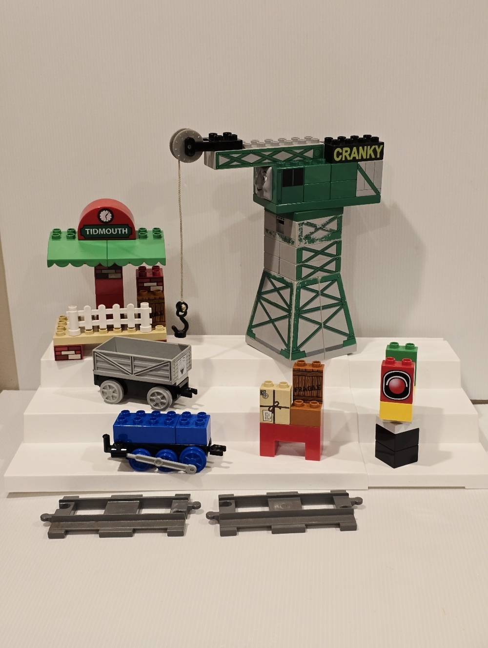 Lego Duplo Thomas the Train Cranky The Crane and Tidmouth Station Set